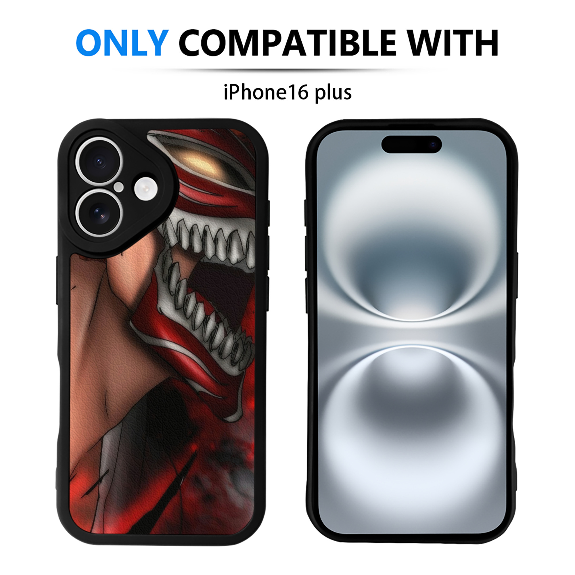 （画像用） ブリーチ BLEACH 【iPhone 16シリーズ対応】シリコンスマホケース（レザー調） 材質：シリコン